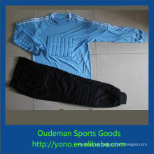 Camiseta de fútbol de calidad superior barata, uniforme del portero del equipo de fútbol del estilo de la moda